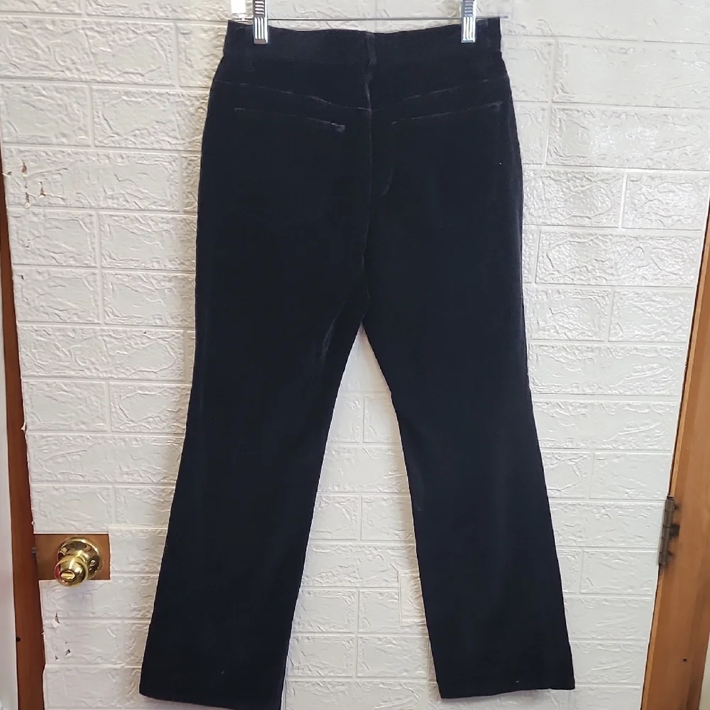 Eddie Bauer Women's Black Velvet Pants